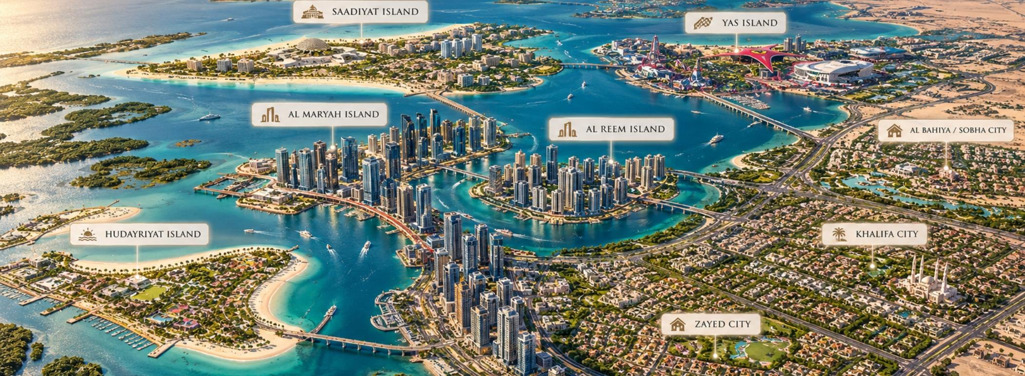 Best Areas to Buy Property in Abu Dhabi  in 2026: An Investor and Family Guide