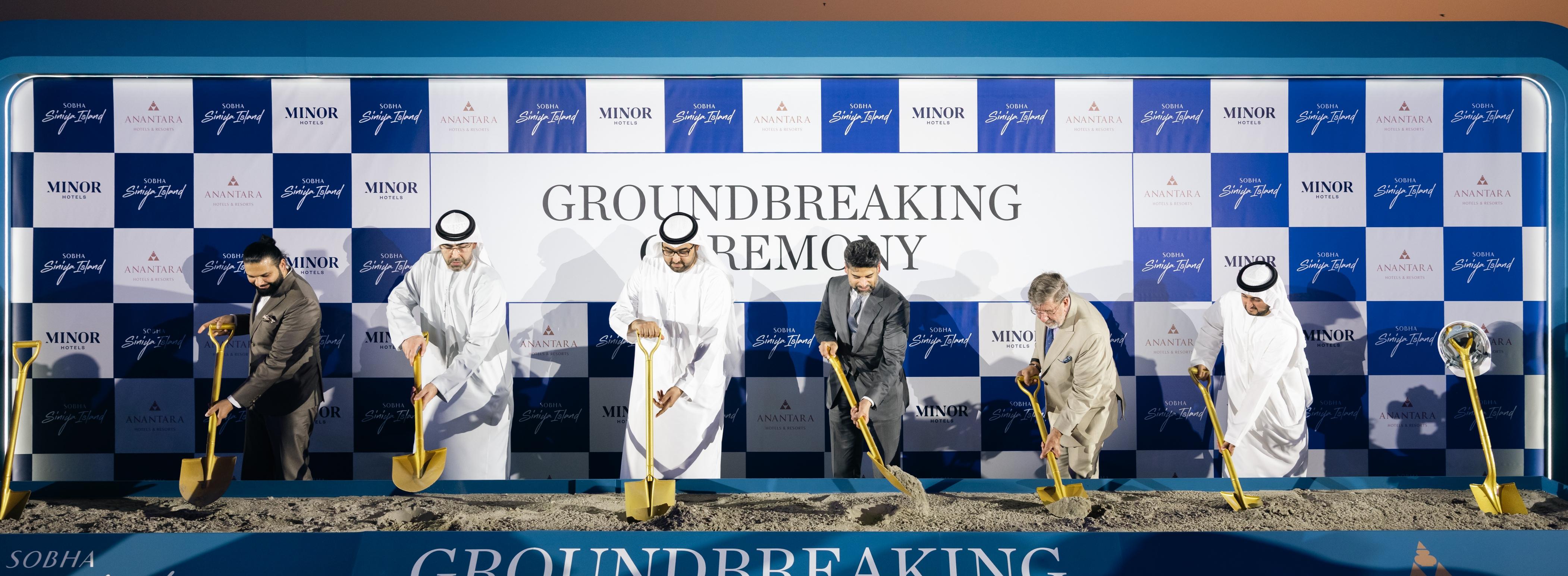 Umm Al Quwain Crown Prince attends groundbreaking of Anantara Sobha Siniya Island Resort and Residences