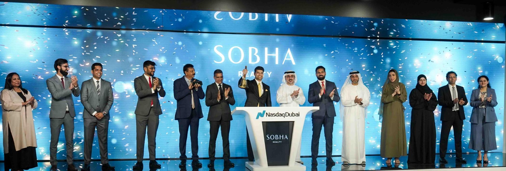 Sobha Realty rings Nasdaq Dubai Bell in support of '1'Billion Meals Endowment' campaign