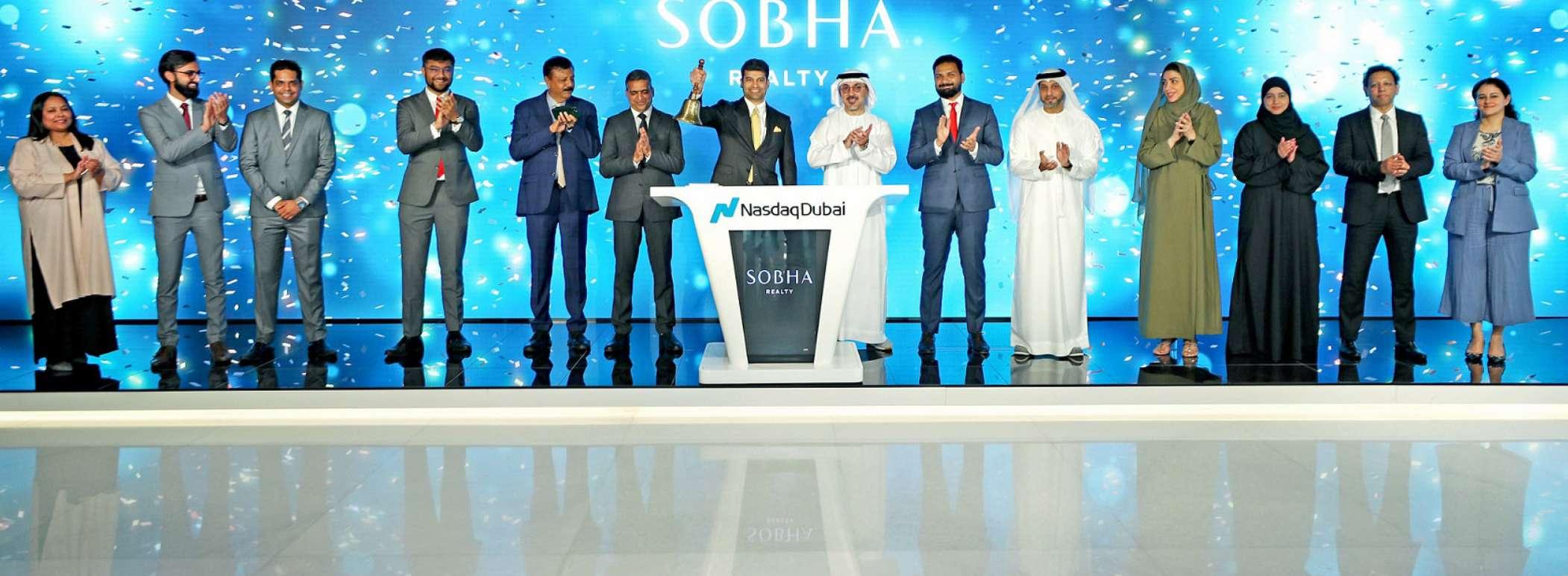 Nasdaq Dubai celebrates the listing of USD 300 million Sukuk by Sobha Realty