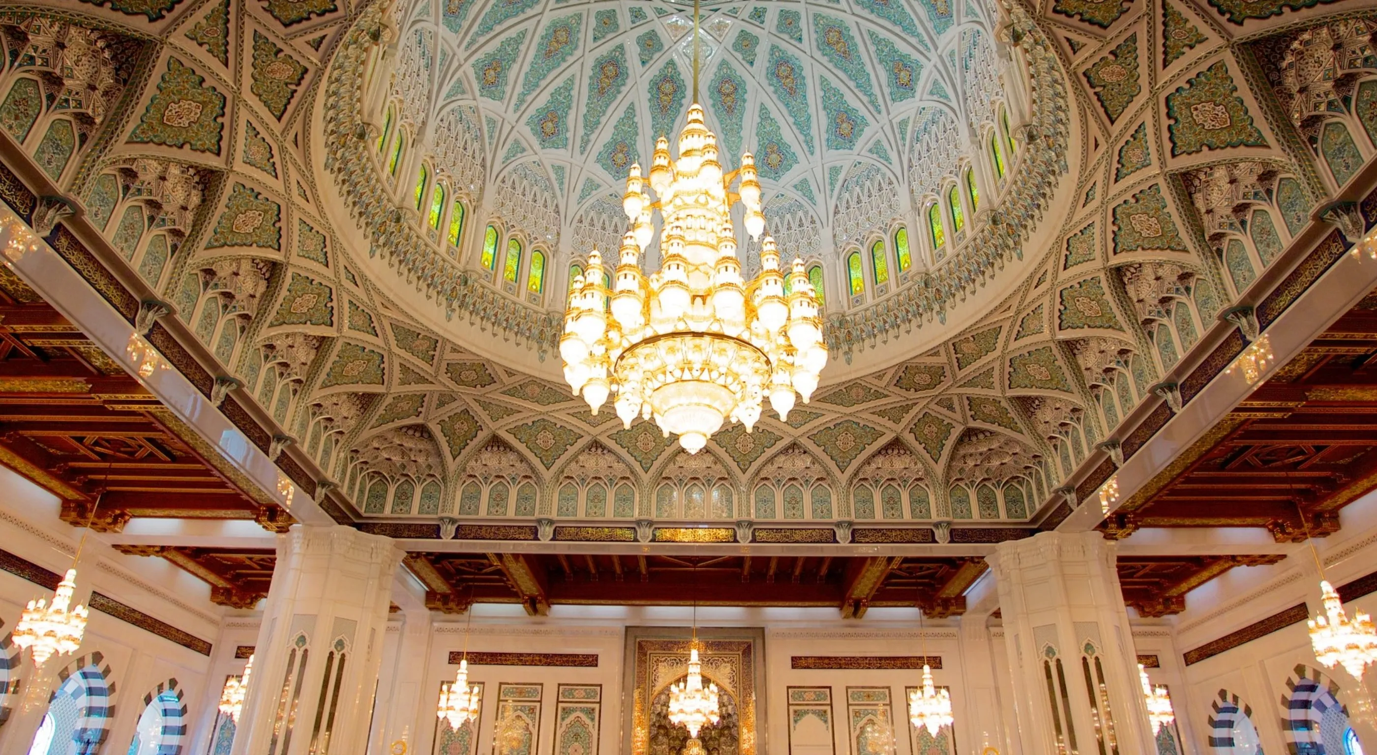 Luxury Decorative Ceiling for Sultan Mosque