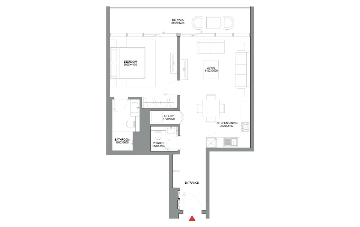 1 BEDROOM APARTMENT