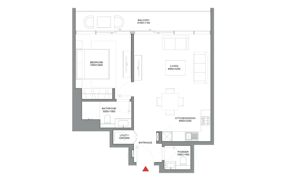 1 BEDROOM
