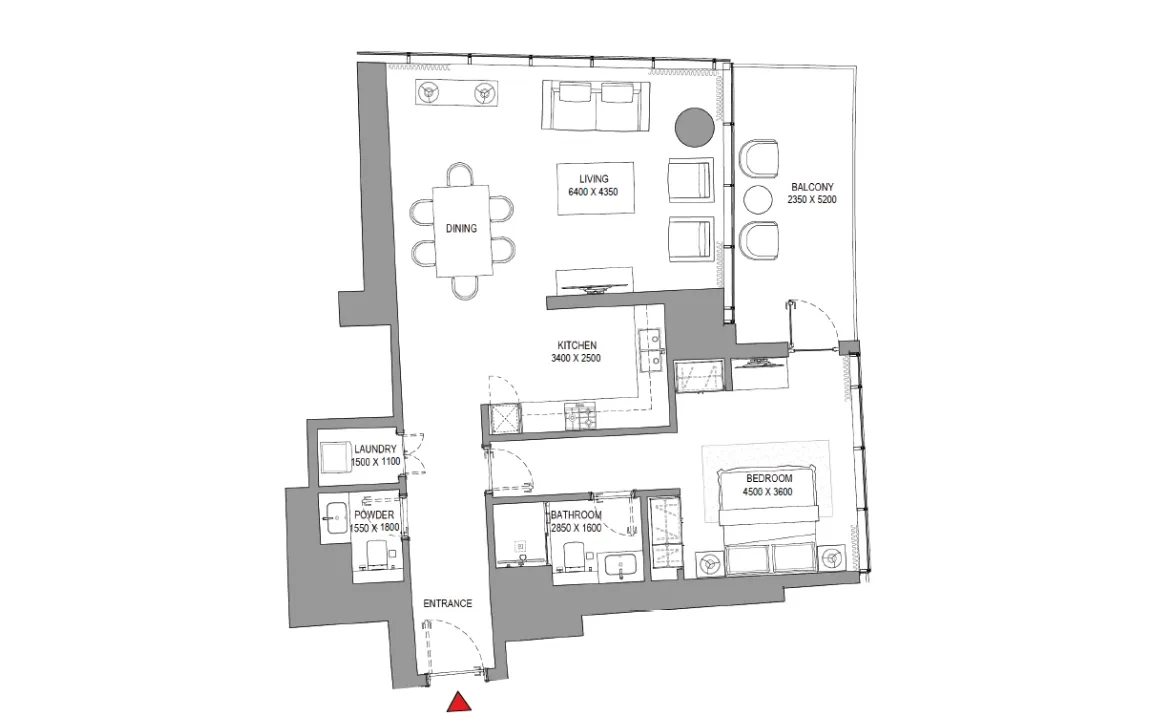 1 BEDROOM
