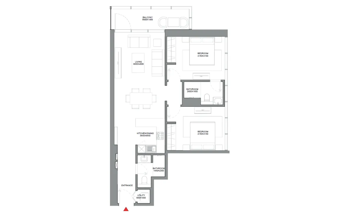 2 BEDROOM APARTMENT
