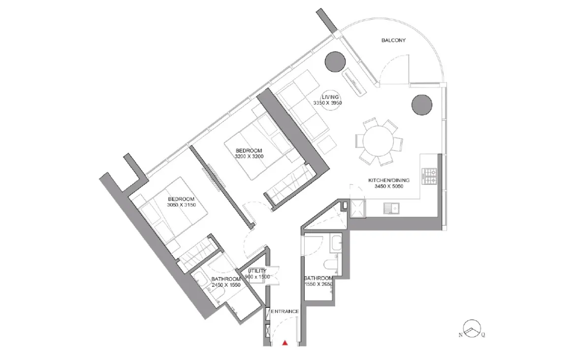 2 BEDROOM APARTMENT (TYPE B)