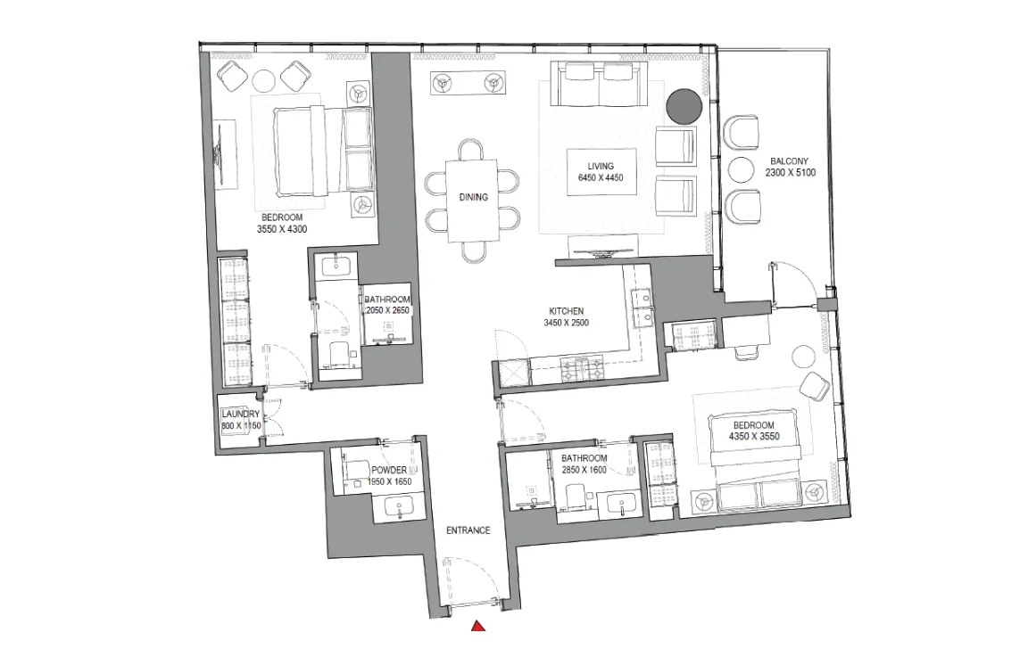 2 BEDROOM