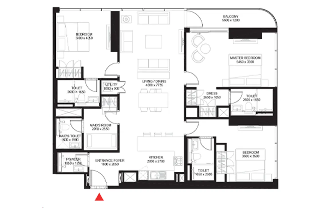 3 BEDROOM