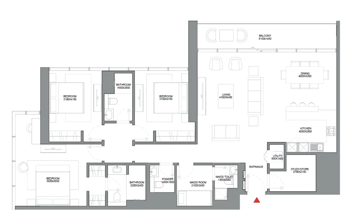 3 BEDROOM APARTMENT