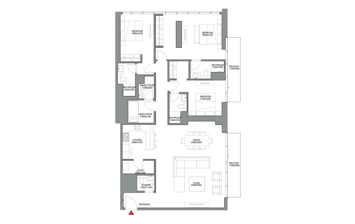 3 BEDROOM