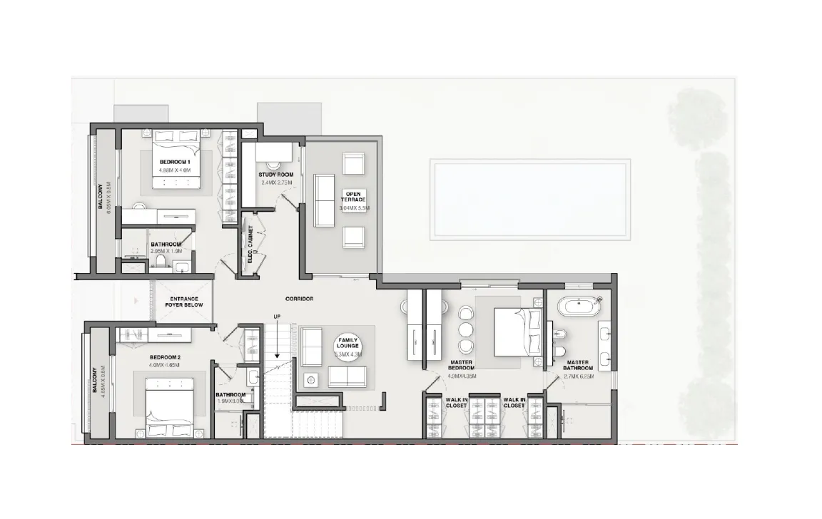 4 BEDROOM VILLA (TYPE A FIRST FLOOR)