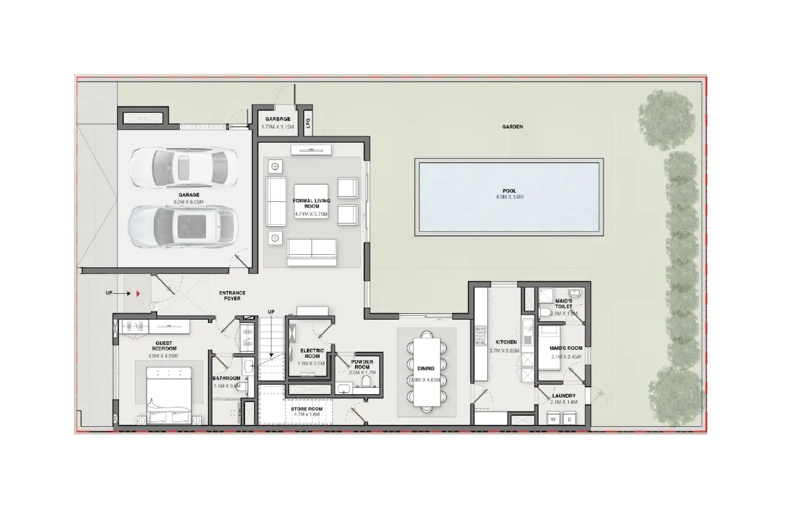 4 BEDROOM VILLA (TYPE A GROUND FLOOR)