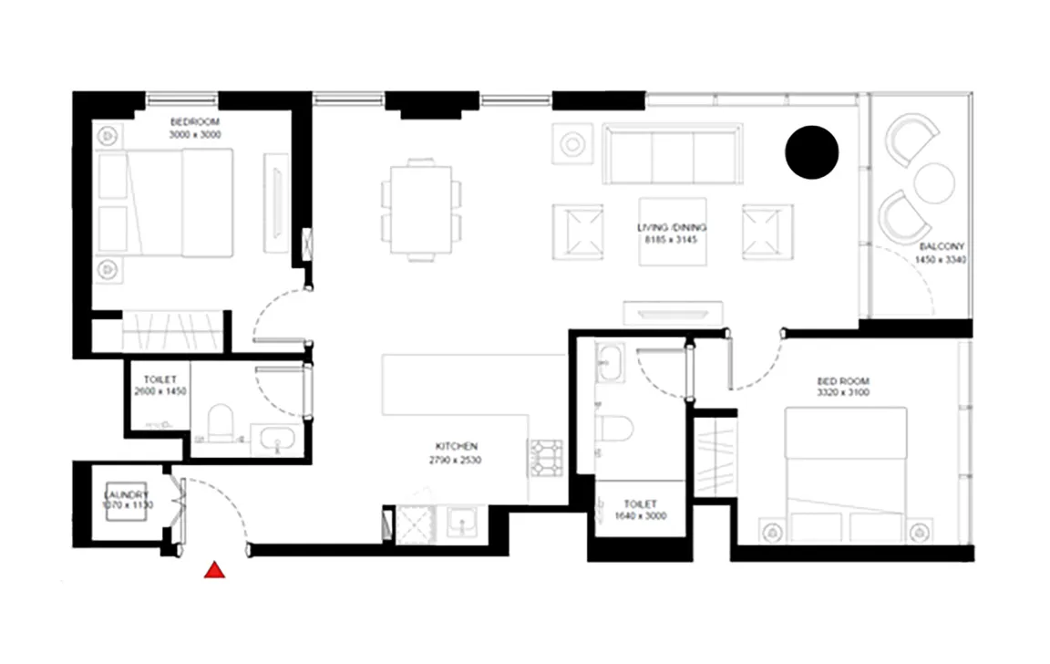 2 BEDROOM APARTMENT (TYPE A)