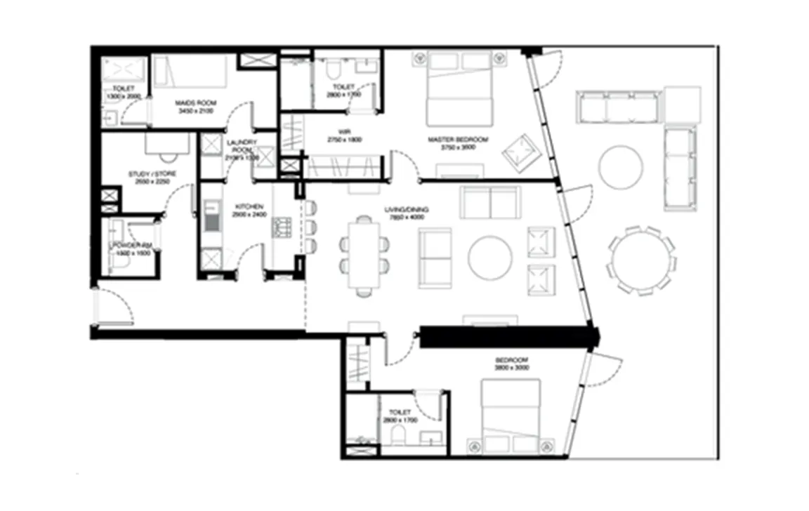 2.5 BEDROOM APARTMENT (TYPE A)