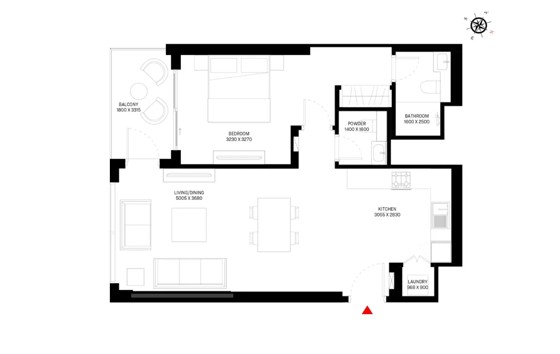 1 BEDROOM APARTMENT (TYPE A)