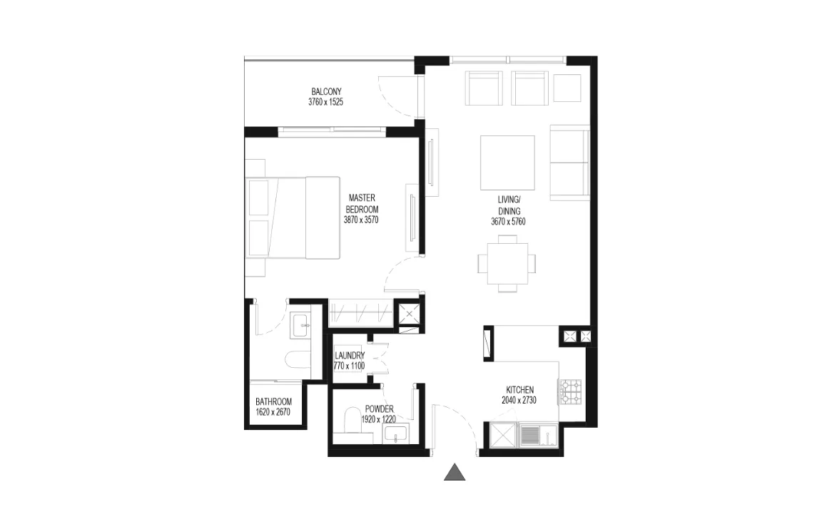 1 BEDROOM APARTMENT (TYPE A)