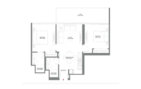 2 BEDROOM (TYPE A)