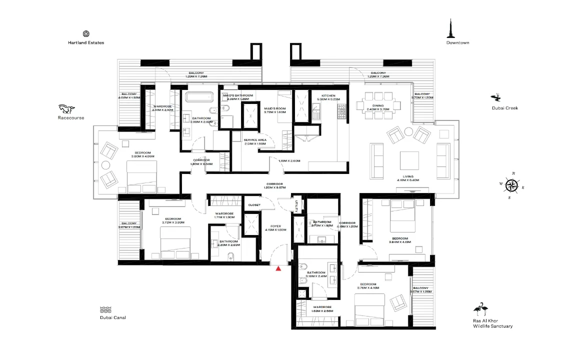 4 BEDROOM APARTMENT (TYPE A)