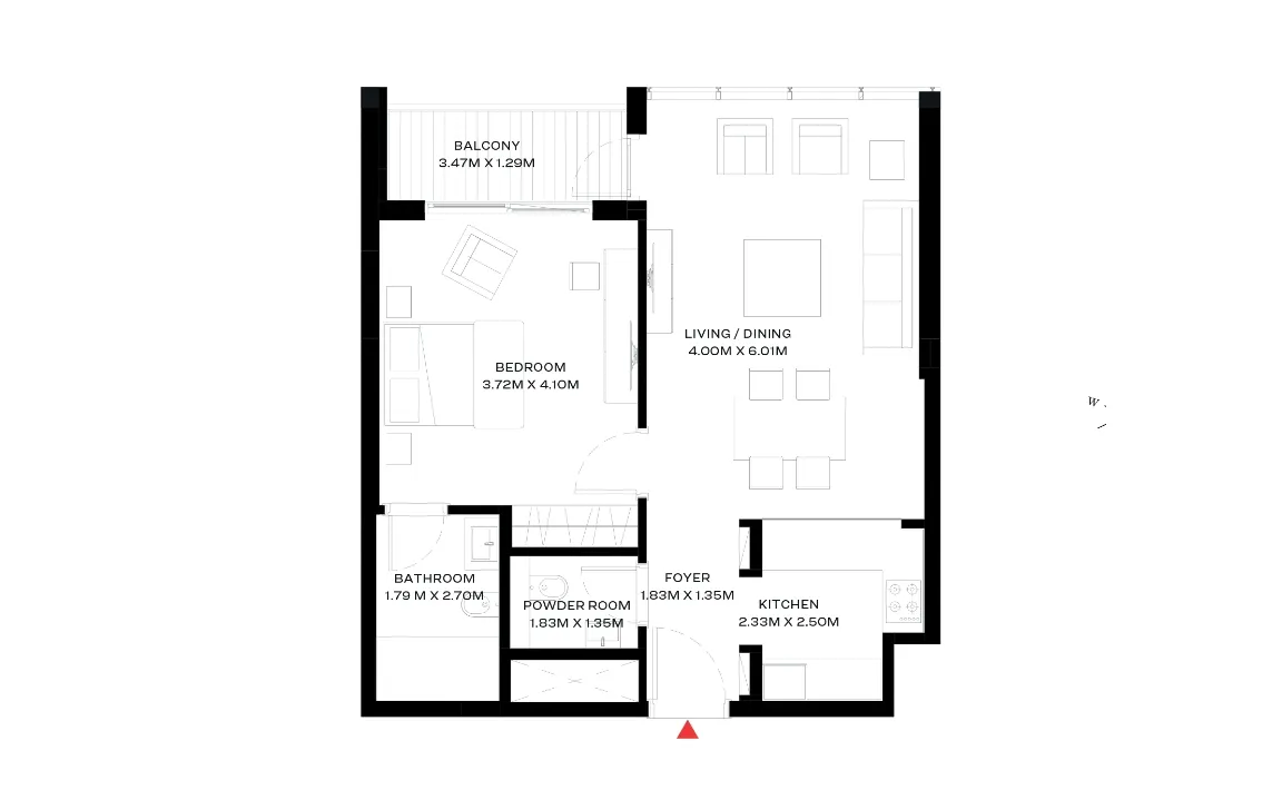 1 BEDROOM APARTMENT (TYPE A)