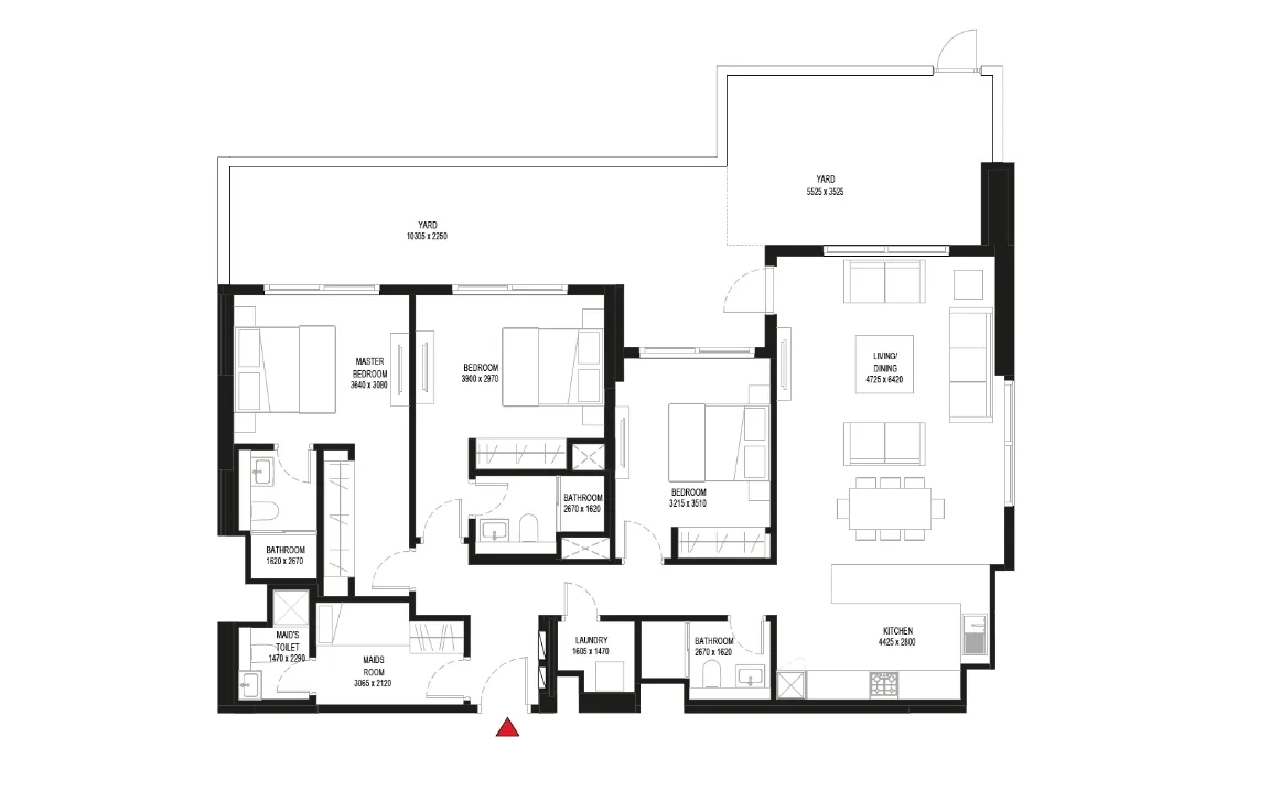 3 BEDROOM APARTMENT (TYPE A)