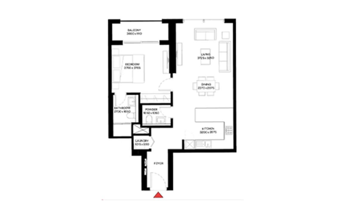 1 BEDROOM