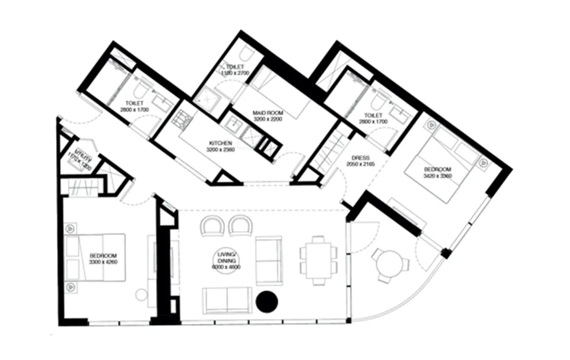 2 BEDROOM APARTMENT (TYPE B)