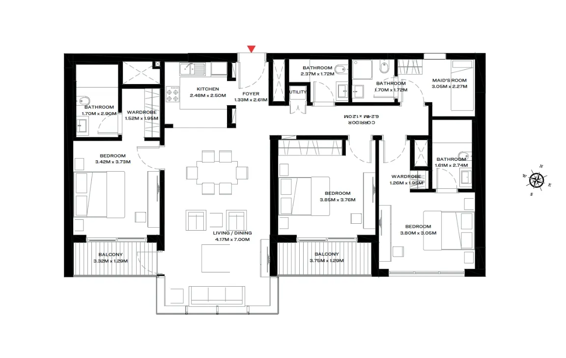 3 BEDROOM