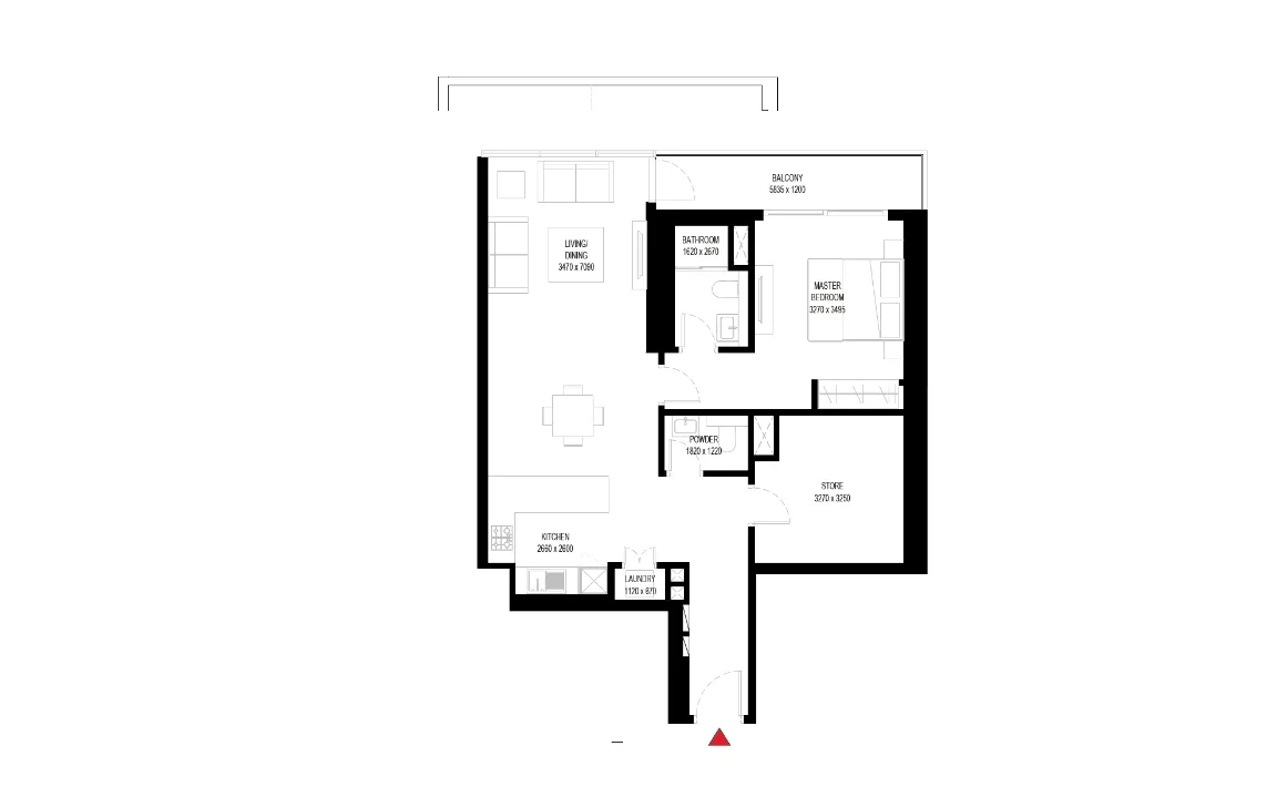 1.5 BEDROOM