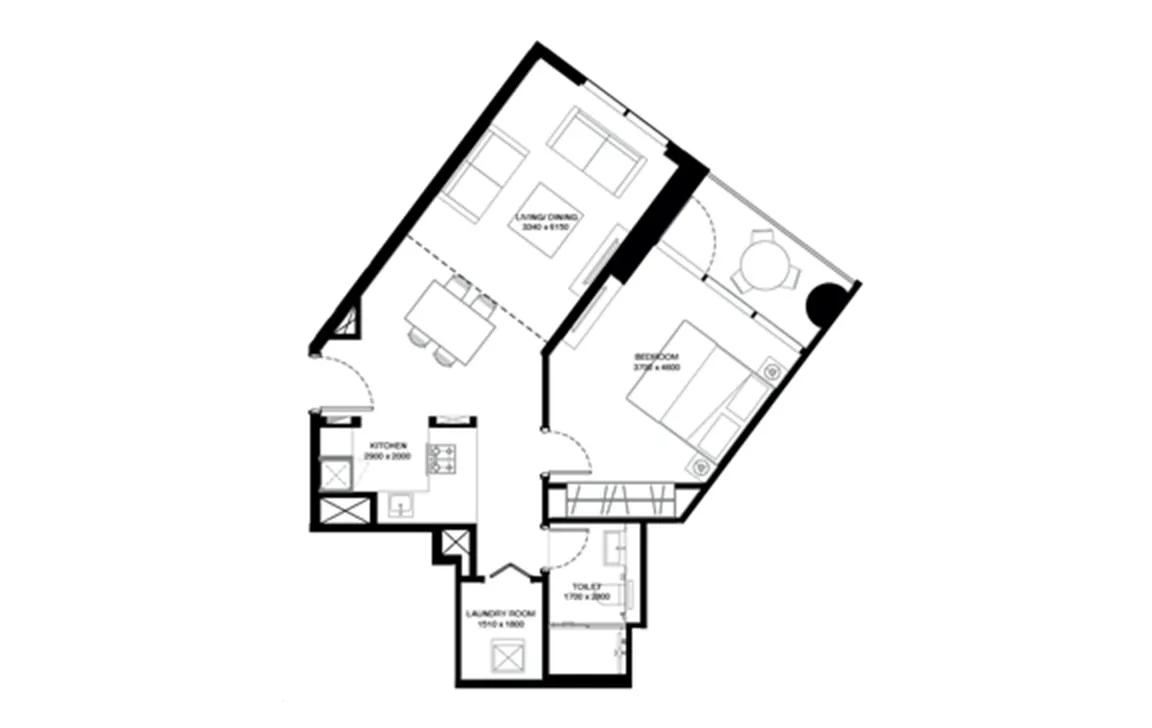 1 BEDROOM