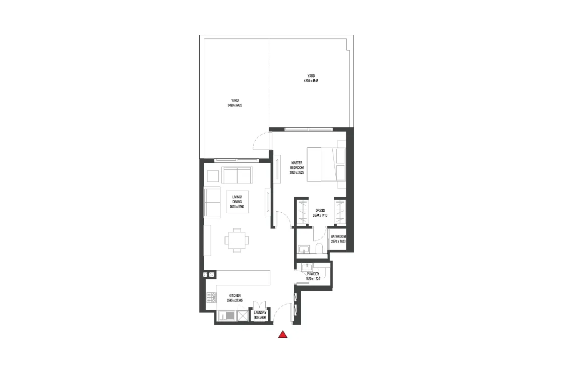 1 BEDROOM APARTMENT (TYPE C)