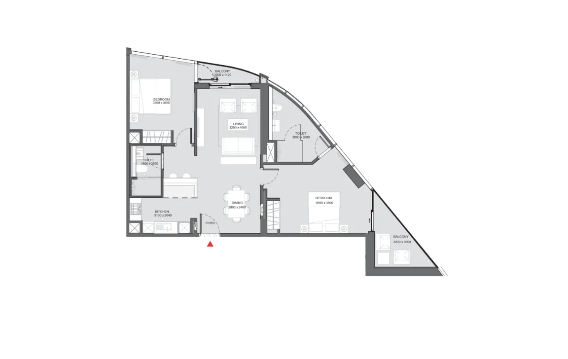 2 BEDROOM