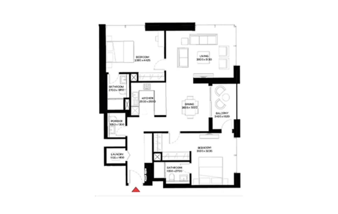 2 BEDROOM
