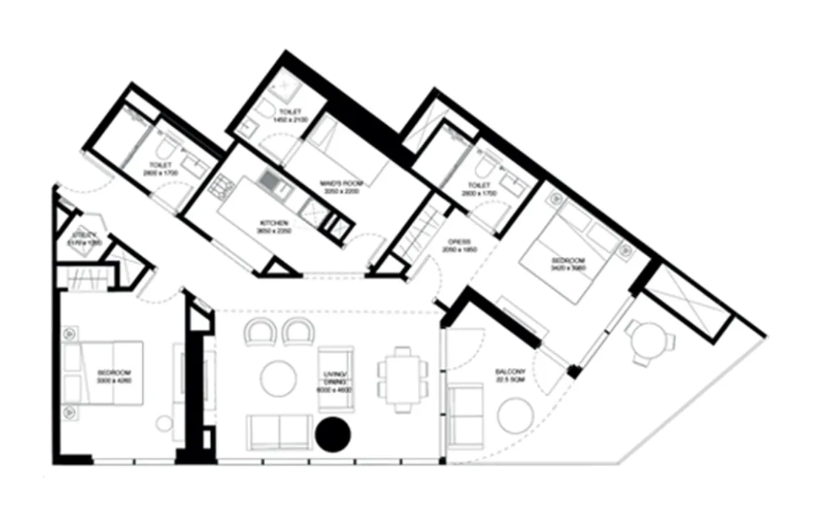 2 BEDROOM
