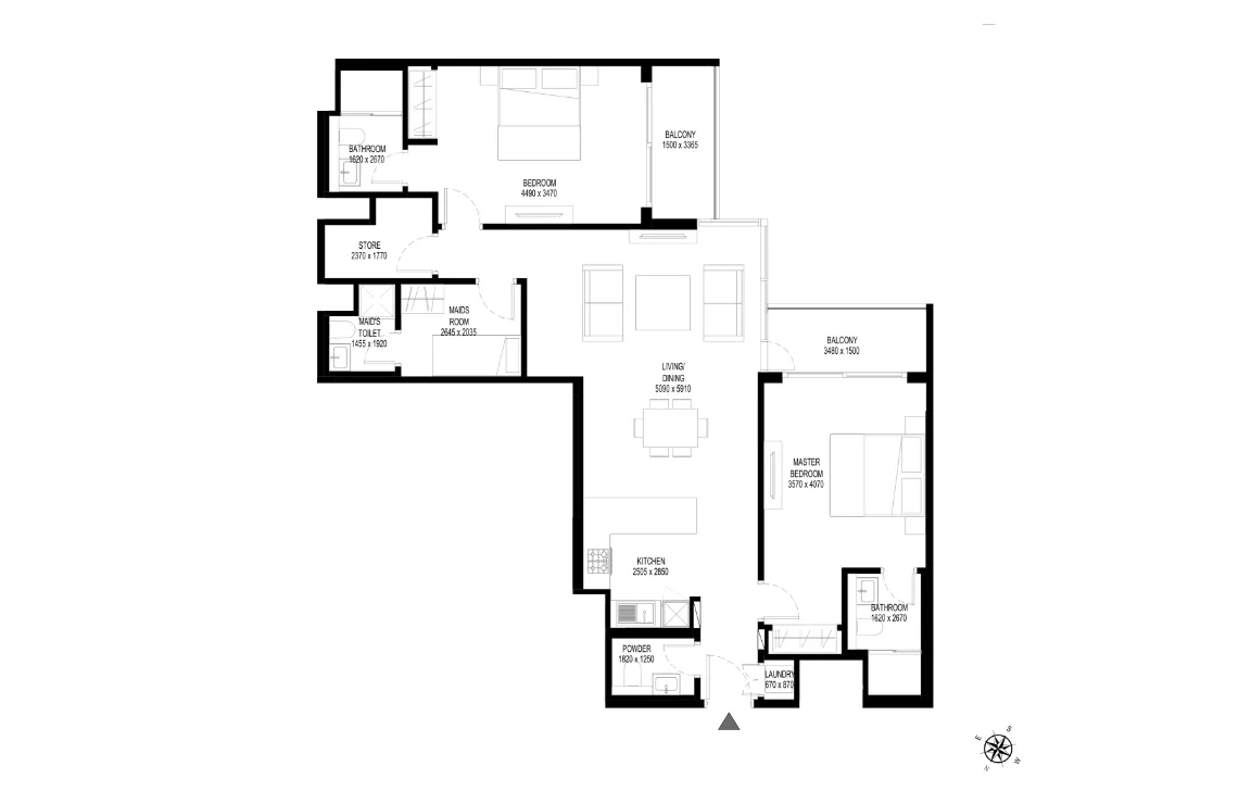 2 BEDROOM