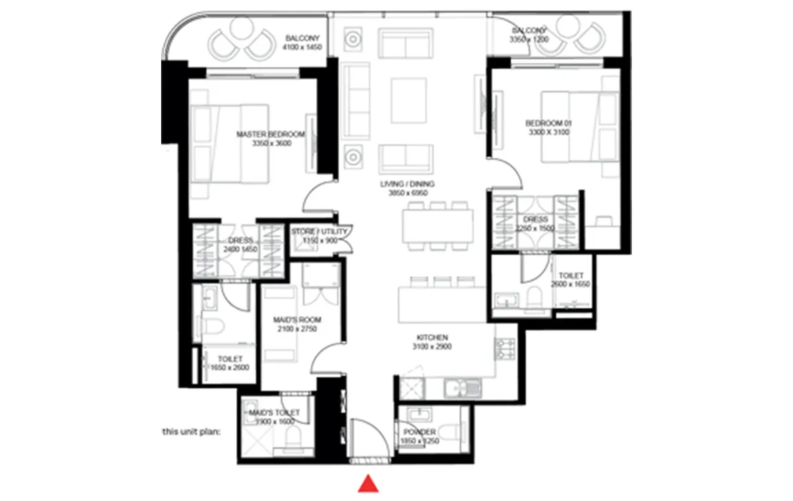 2 BEDROOM