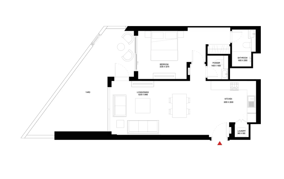 1 BEDROOM APARTMENT