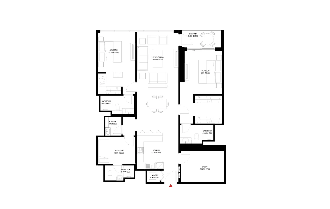 2.5 BEDROOM 