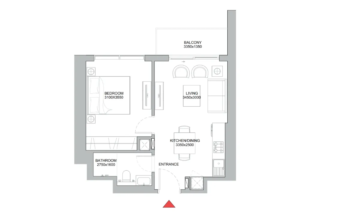 1 BEDROOM APARTMENT (TYPE A)