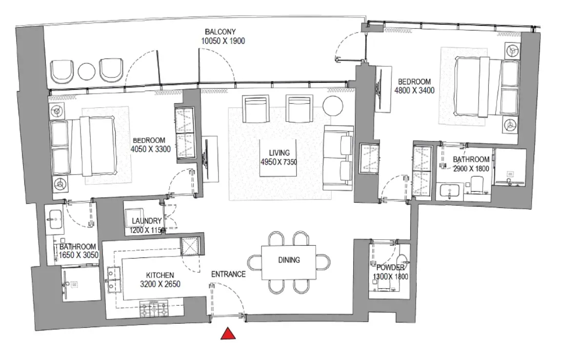 2 BEDROOM APARTMENT (TYPE B)