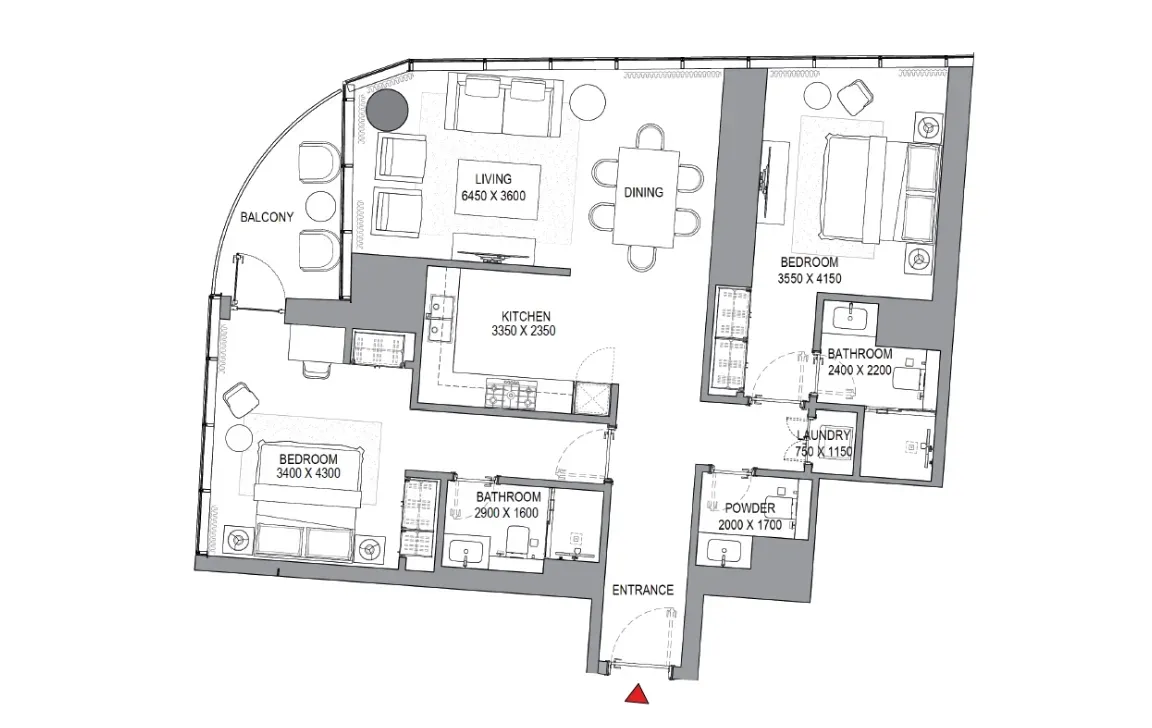 2 BEDROOM