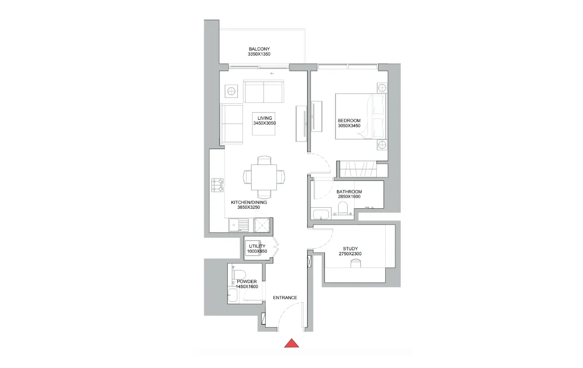 2 BEDROOM APARTMENT (TYPE B)