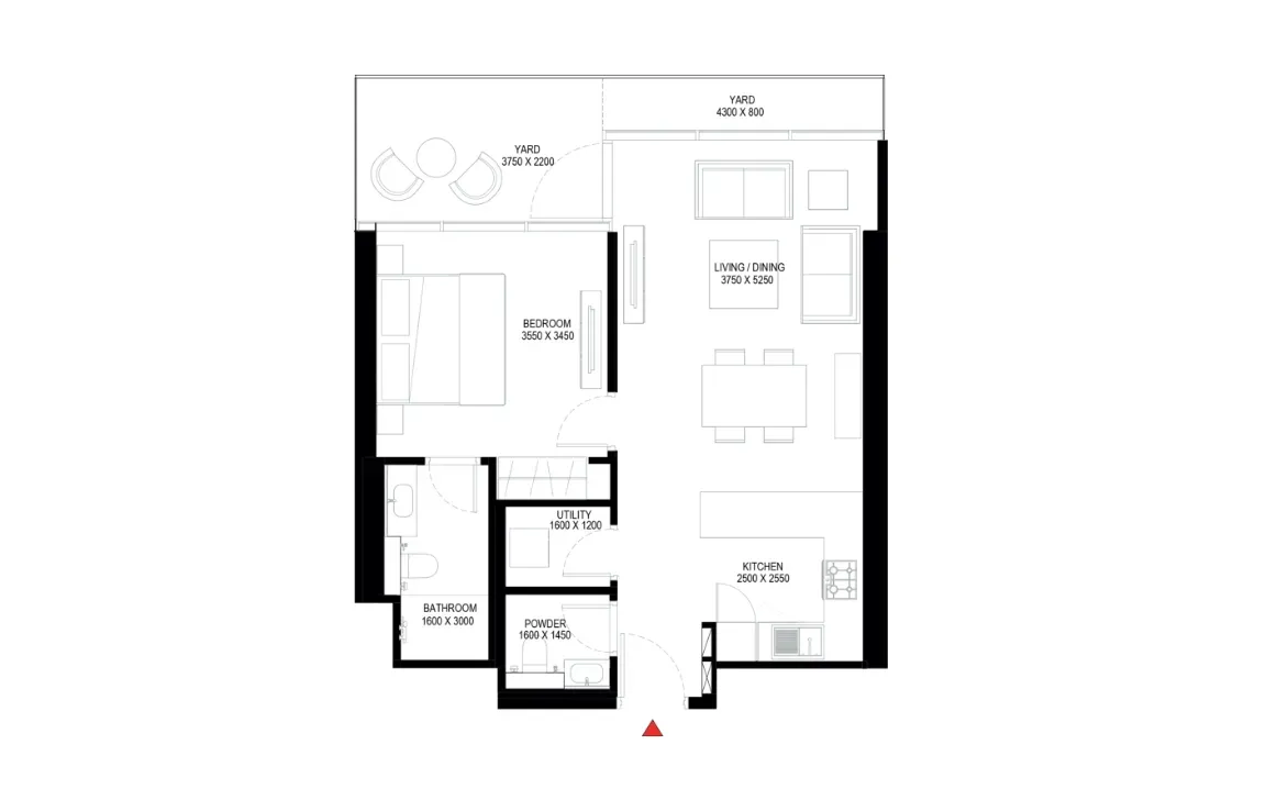 1 BEDROOM APARTMENT