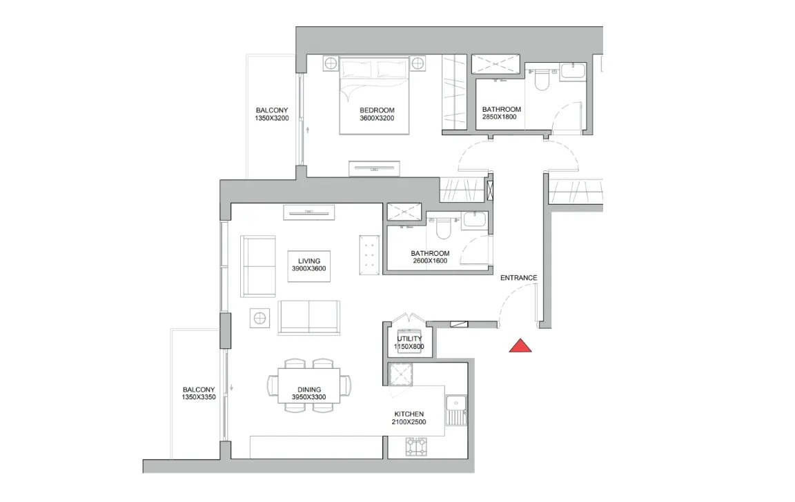 2 BEDROOM APARTMENT (TYPE A)