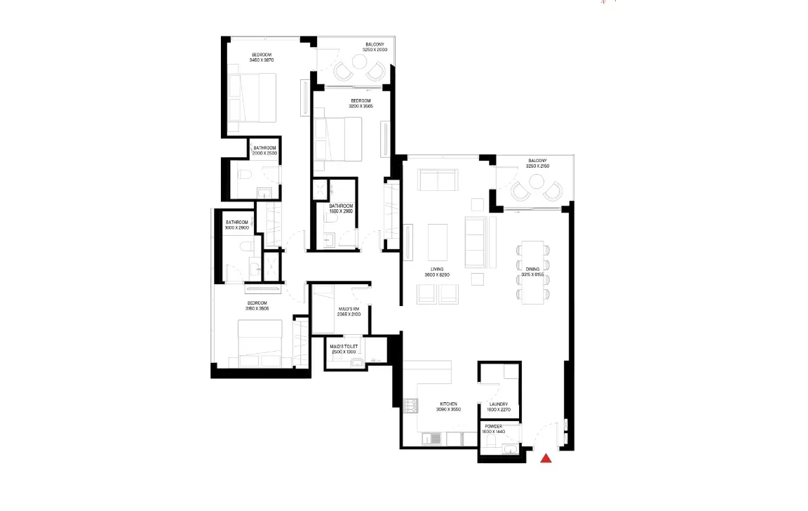 3 BEDROOM