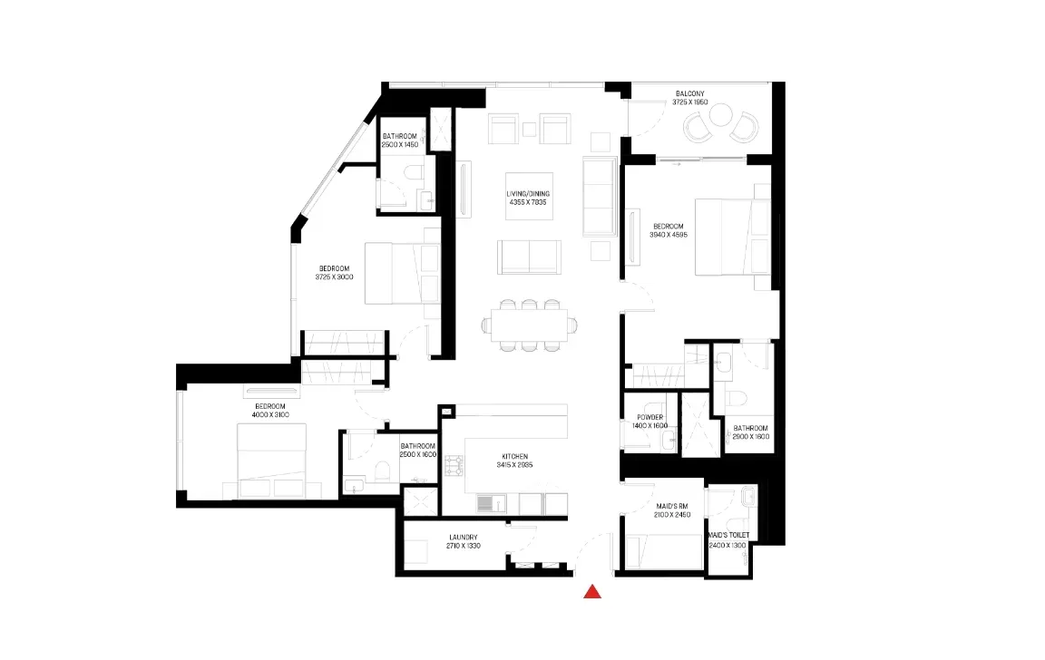 1 BEDROOM APARTMENT (TYPE A)