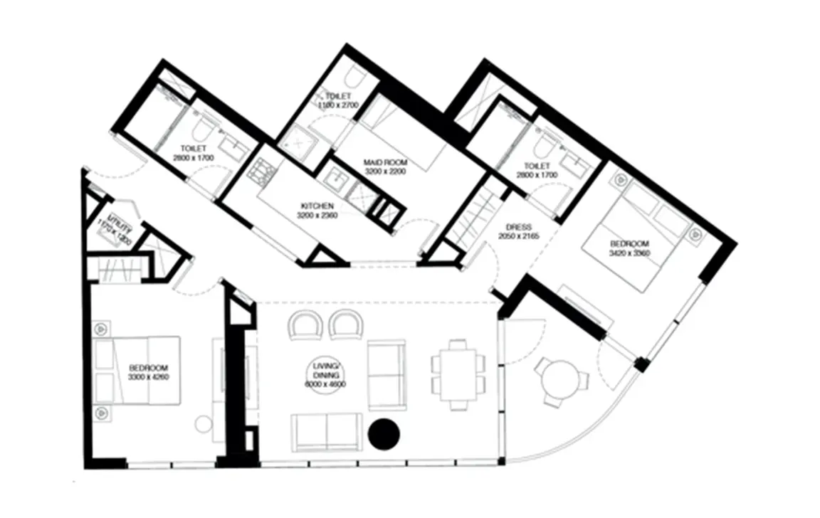 2 BEDROOM APARTMENT (TYPE B)