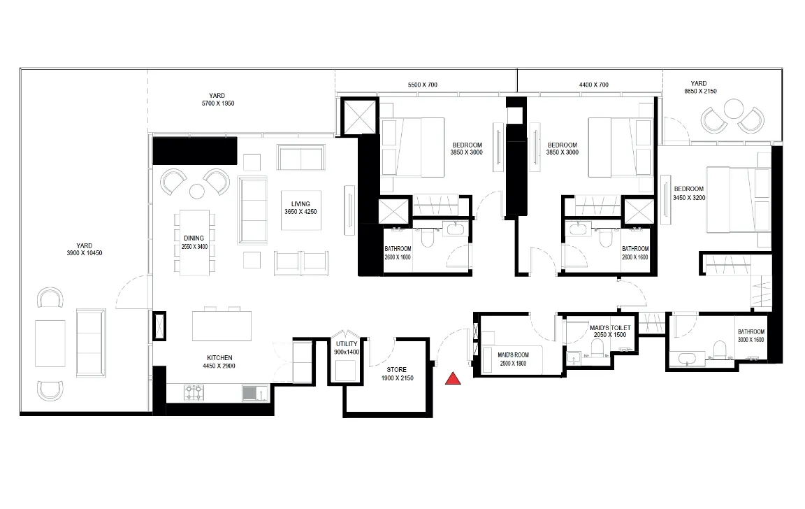 3 BEDROOM APARTMENT