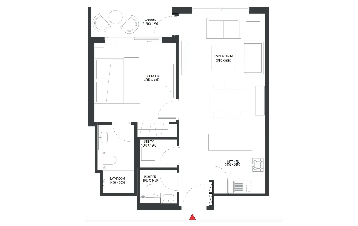 1 BEDROOM APARTMENT (TYPE A)