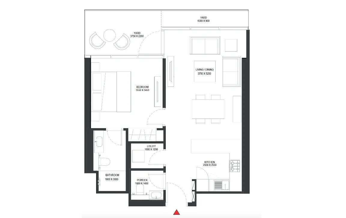 1 BEDROOM APARTMENT