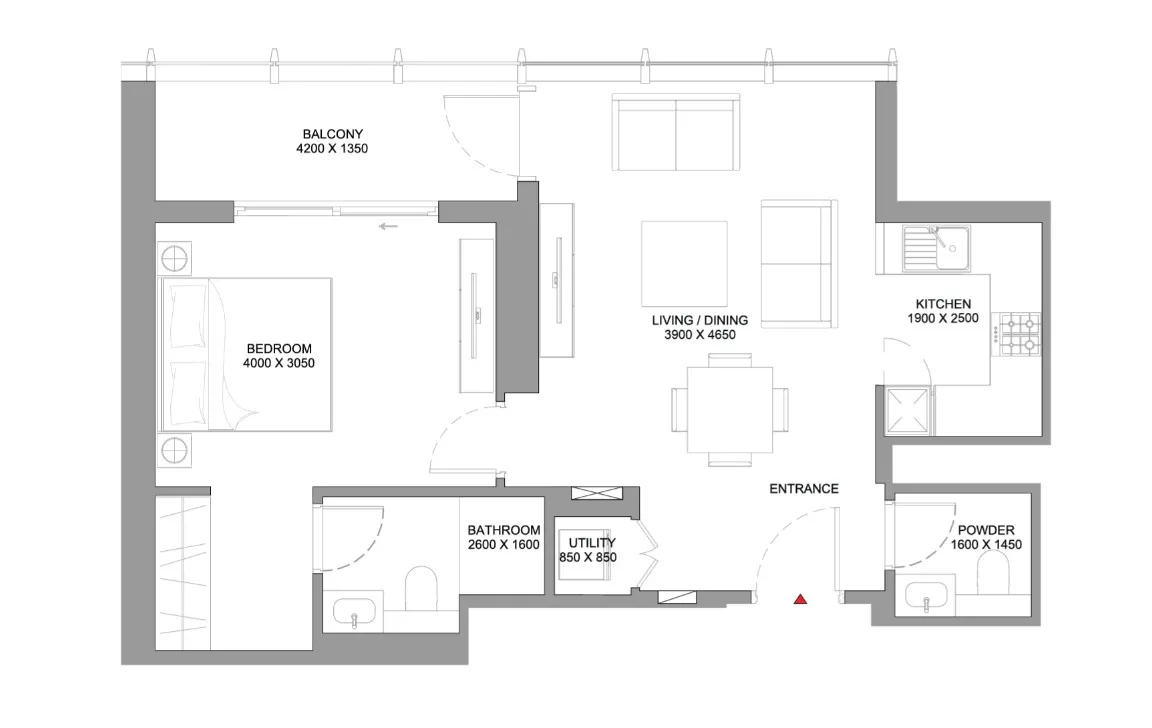 1 BEDROOM APARTMENT (TYPE A)